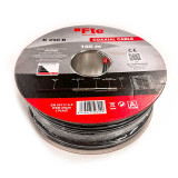 CABLE TV 75 Ohm. Color negro. Bobina 100 Metros