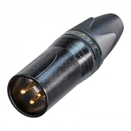 Conector XLR Macho 3 Pines Neutrik NC3MXX-B