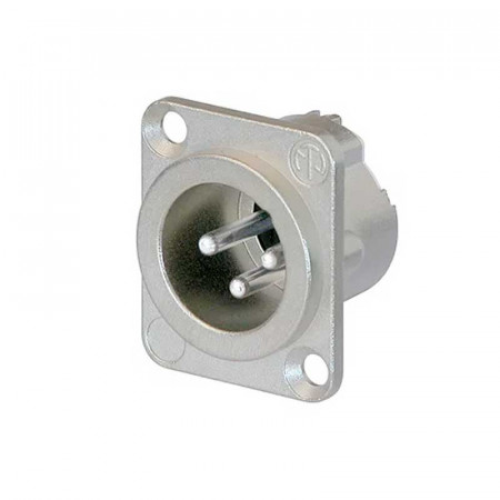 Conector XLR Macho Base 3 Pines Neutrik NC3MD-LX