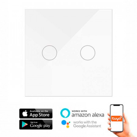 Interruptor Doble Táctil Con Wifi
