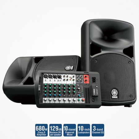 Sistema de PA portátil YAMAHA STAGEPAS 600BT
