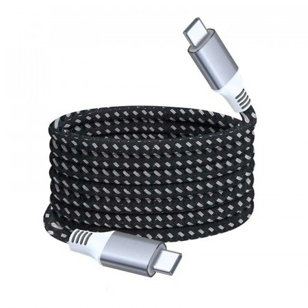 Cable USB-C macho a USB-C macho magnético 1m.