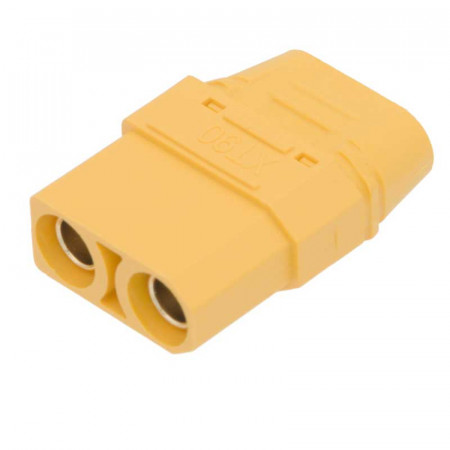 Conector 2 tomas hembra aéreo XT90