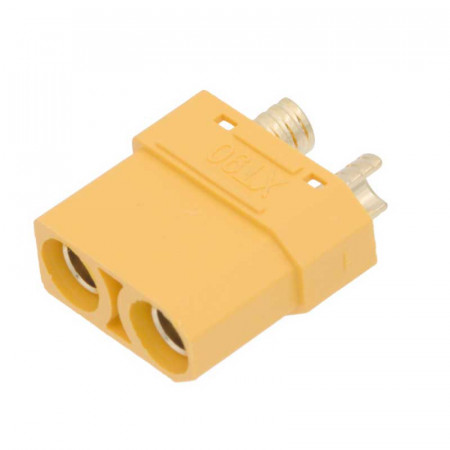 Conector 2 tomas hembra aéreo XT90