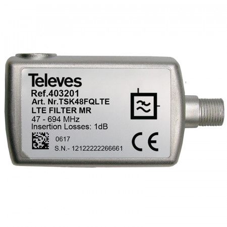 TELEVES 403201 Filtro LTE700/5G de interior
