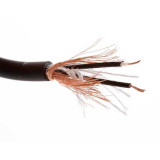 Cable micrófono redondo OFC 2x0,17mm (Negro)