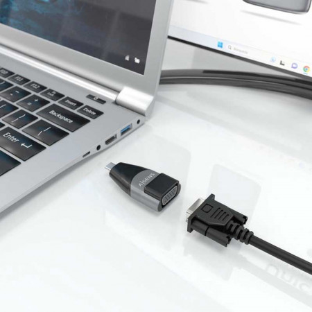 Adaptador USB-C a VGA hembra