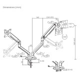 Soporte TV/Monitor 17" A 32" AISENS DT32TSR-251