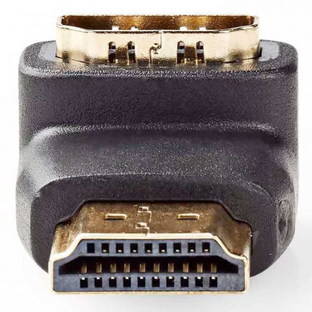 Adaptador HDMI Macho - HDMI Hembra  Acodado
