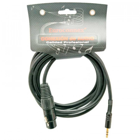 Cable Jack 3.5mm. ST. Macho a XLR Hembra de 3 M