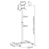 Soporte suelo TV 13"- 42" AISENS FT42TE-261