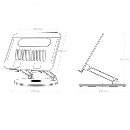 Soporte tamaño XL para PORTATIL/TABLET 10-17"