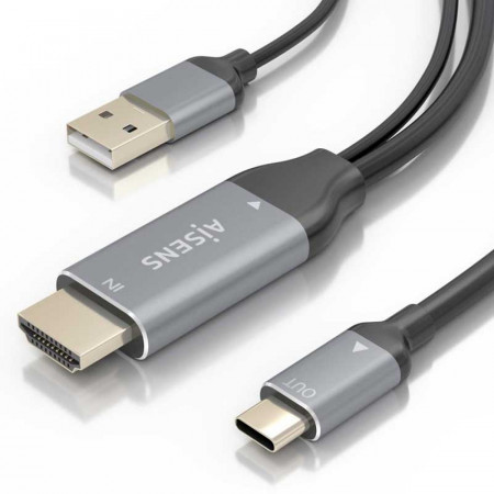 Cable adaptador HDMI a USB-C 2.0 4K@60Hz