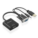 Convertidor VGA más AUDIO a HDMI