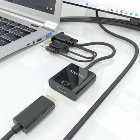 Convertidor VGA más AUDIO a HDMI