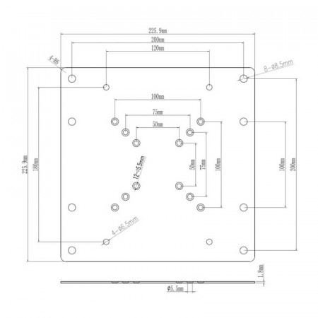 Adaptador VESA AISENS ACC001-289