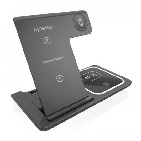 Cargador Inalámbrico AISENS ASCH-15W3WC043-BK