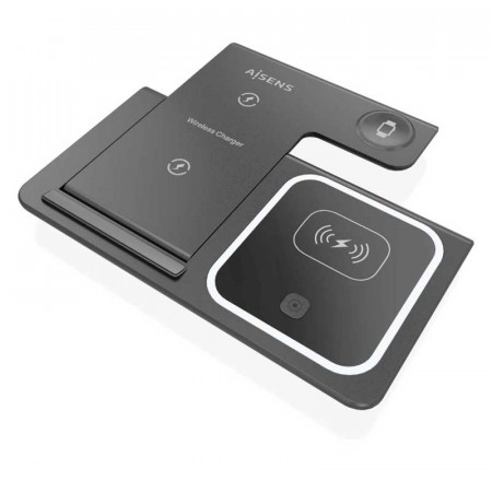 Cargador Inalámbrico AISENS ASCH-15W3WC043-BK