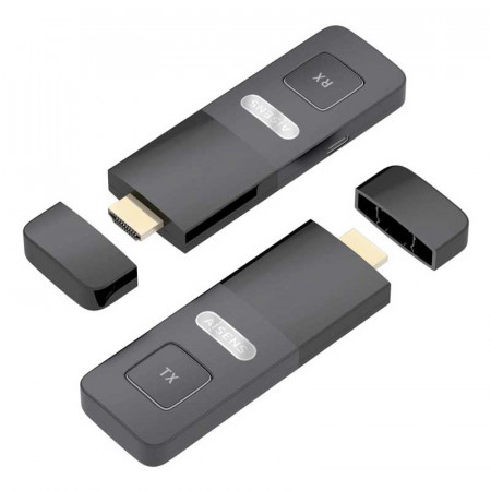 HDMI Inalámbrico AISENS ASWL-H2K30M001-BK