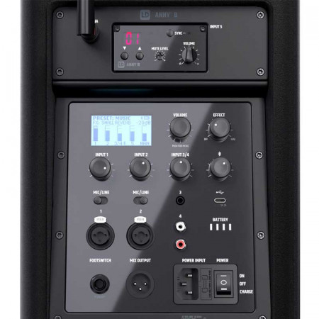 LD Systems ANNY 8 BPH B5 NEGRO