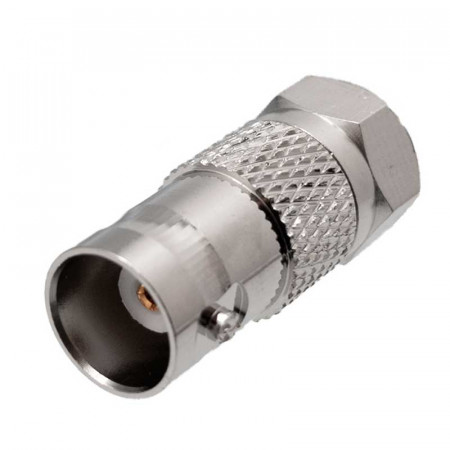 Adaptador F Macho a BNC Hembra