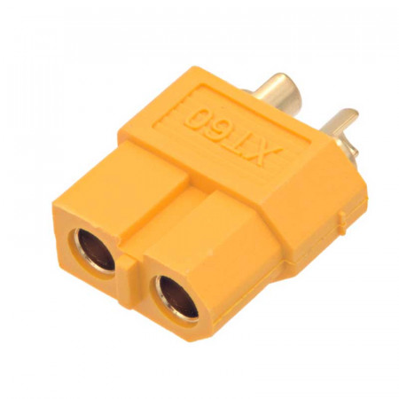 Conector 2 tomas hembra aéreo XT60