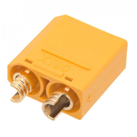 Conector 2 tomas macho aéreo XT90