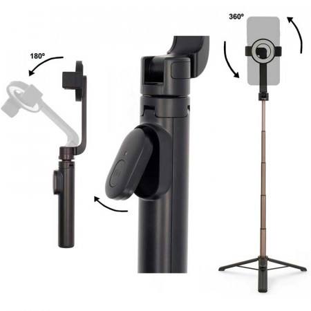 Palo selfie plegable magnético NEDIS SEST300BK