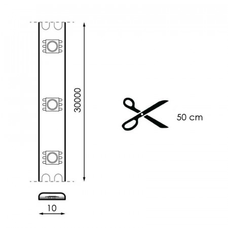 Pack Tira de Led RGB 24V 5050 Ledme