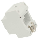 Enchufe de corriente (Shucko) para Carril DIN GRIS