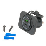 Base de panel 2 x USB-A hembra