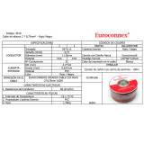 Cable paralelo Rojo/Negro 2 x 0.75mm CCA