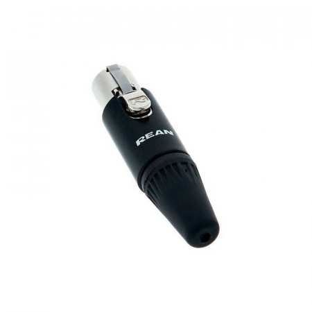 Conector MINI XLR Hembra 3 Pines REAN RT3FC-B