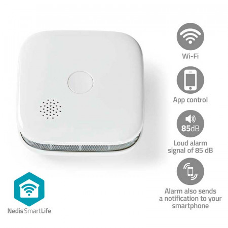Detector de Humo SmartLife Wi-Fi NEDIS WIFIDS21WT