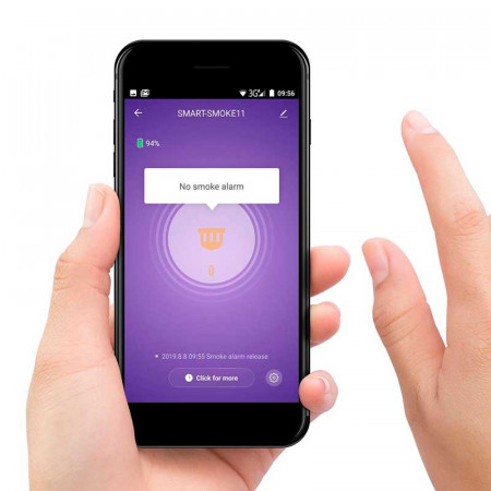 Detector Humo SmartLife Wi-Fi NEDIS SMARTSMOKE11