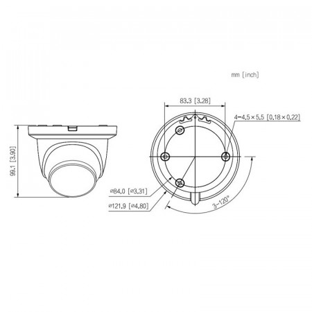 DAHHUA IPC-HDW2441TM-S0280B