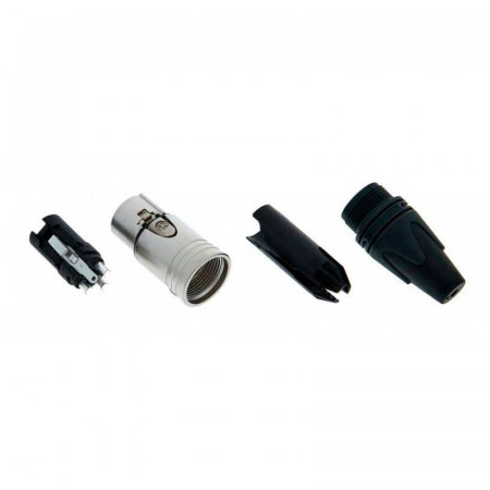 Conector XLR Hembra 3 Pines Neutrik NC3FXX