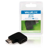 Adaptador HDMI Macho - HDMI Hembra ángulo