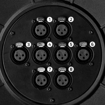 Carrete 8ch. ADAM HALL 4 STAR CD 30 MULTICORE 80