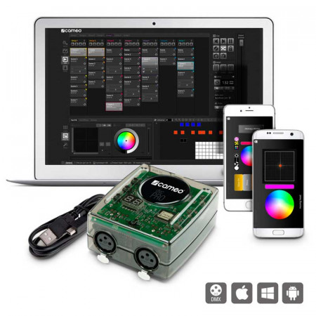 Interface USB a DMX CAMEO DVC PRO