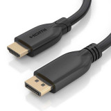 Conexión DisplayPort macho a HDMI macho 10m.