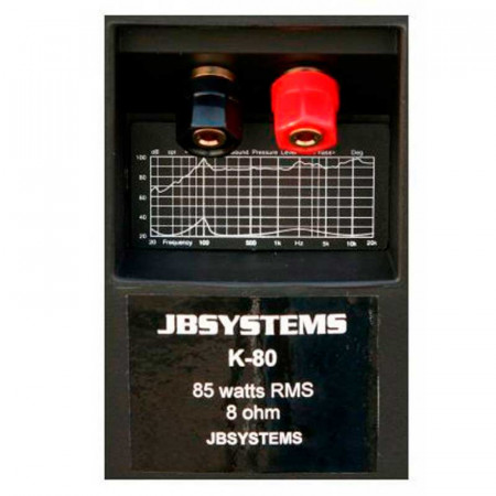 JBSYSTEMS K-80 NEGRAS (Pareja)