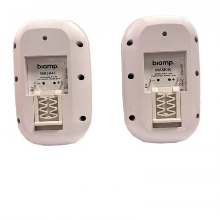 BIAMP MASK-4C WH Blancos