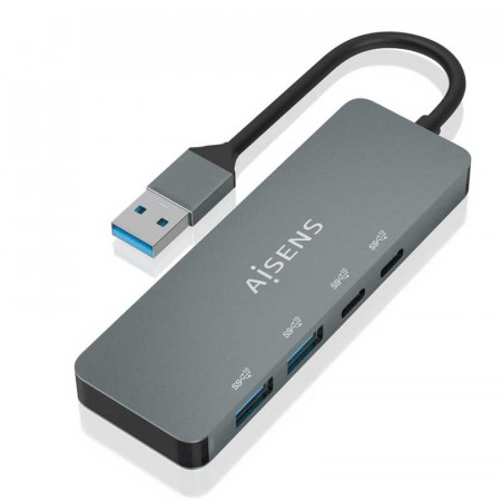 HUB USB 3.2 USB-A a 2 USB-C + 2 USB-A