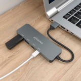 HUB USB 3.2 USB-A a 2 USB-C + 2 USB-A
