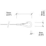 Cable para kit colgante OPTIMAL AUDIO CK3