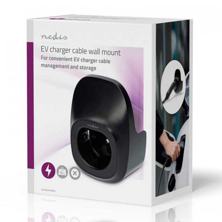 Soporte de carga EV tipo 2 NEDIS EVCABLEHOOKBK1