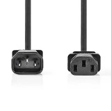 Cable prolongador PC IEC-320 C13/C14, 5 Metros