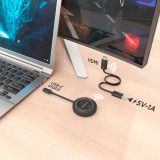 USB-C a HDMI Inalámbrico AISENS ASWL-H2KC30M003-BK