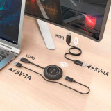 HDMI Inalámbrico AISENS ASWL-H2K30M002-BK